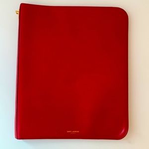 YSL leather iPad case/ folder